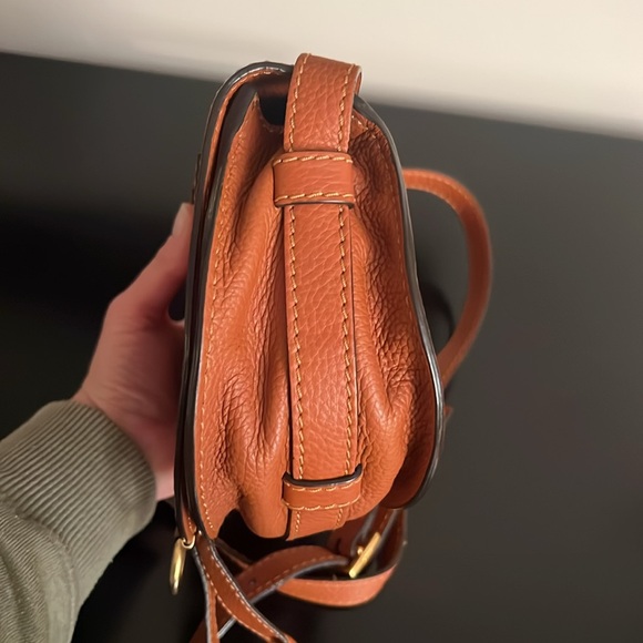 SALE! Chloe Marcie small leather saddle bag, brown/tan - excellent condition! - Picture 11 of 16